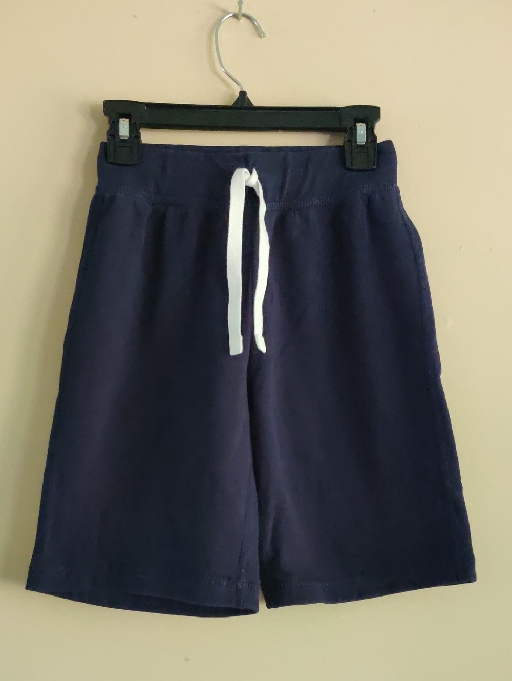 Hanna Andersson Navy and White Drawstring Kids Shorts Size 130 | US 8